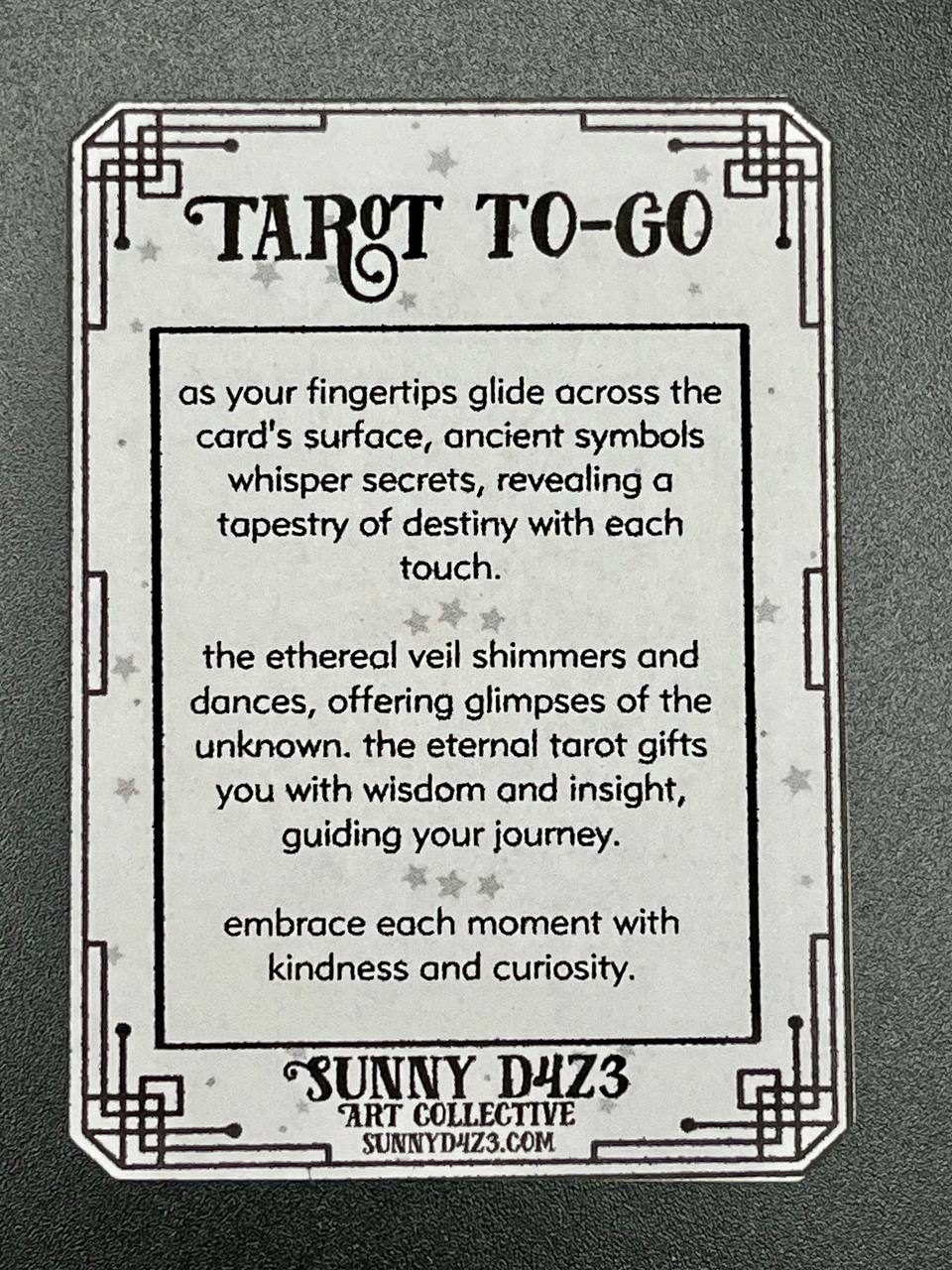 scratchers- tarot to go white scratch off - 3 card pack - SMITH