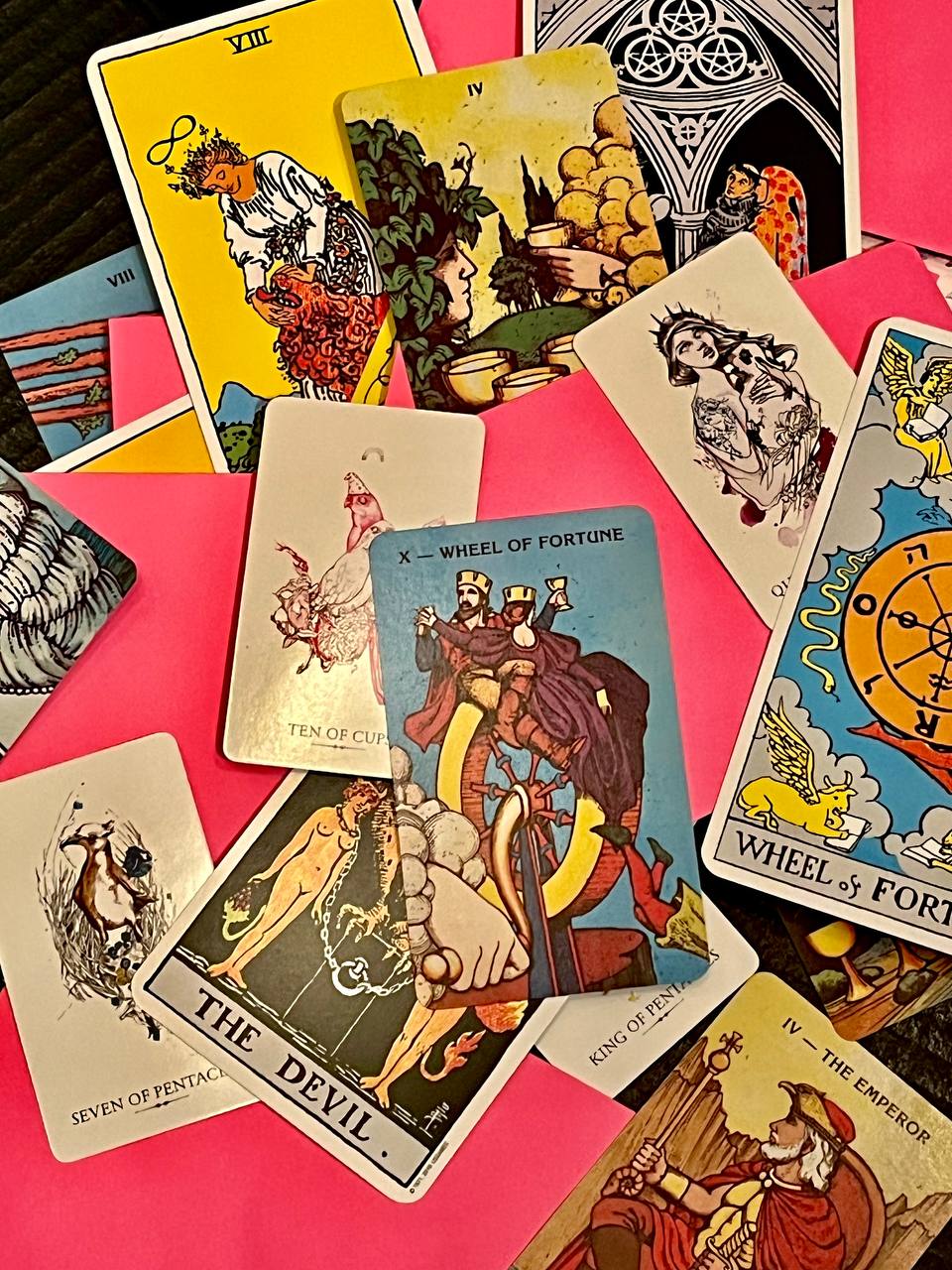 tarot - one, two, or three card intuitive draw - sunny d4z3 art collective