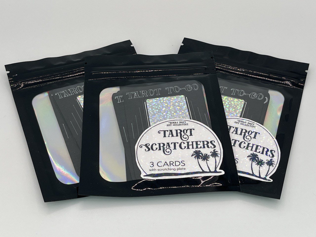 scratchers - tarot to go tarot scratch off - 3 card pack - SMITH - sunny d4z3 art collective