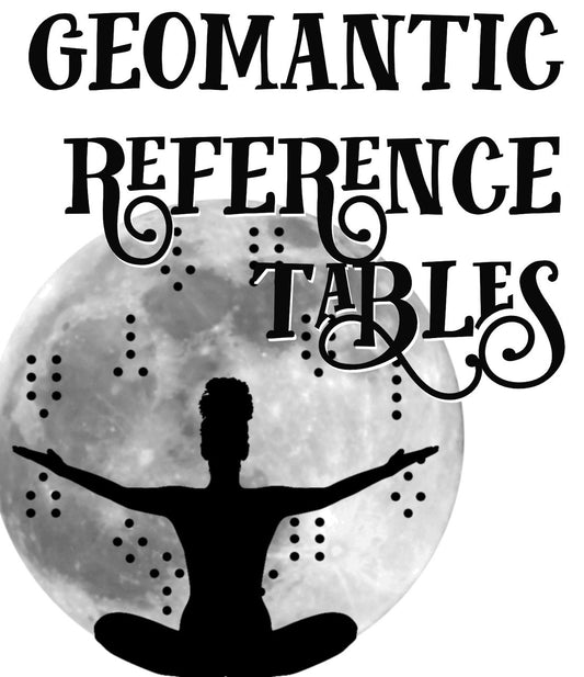 zine- Geomantic Reference Tables [DIGITAL EDITION]